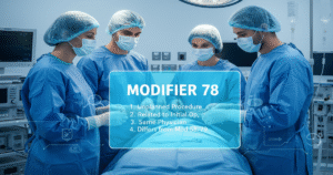How to use modifier 78