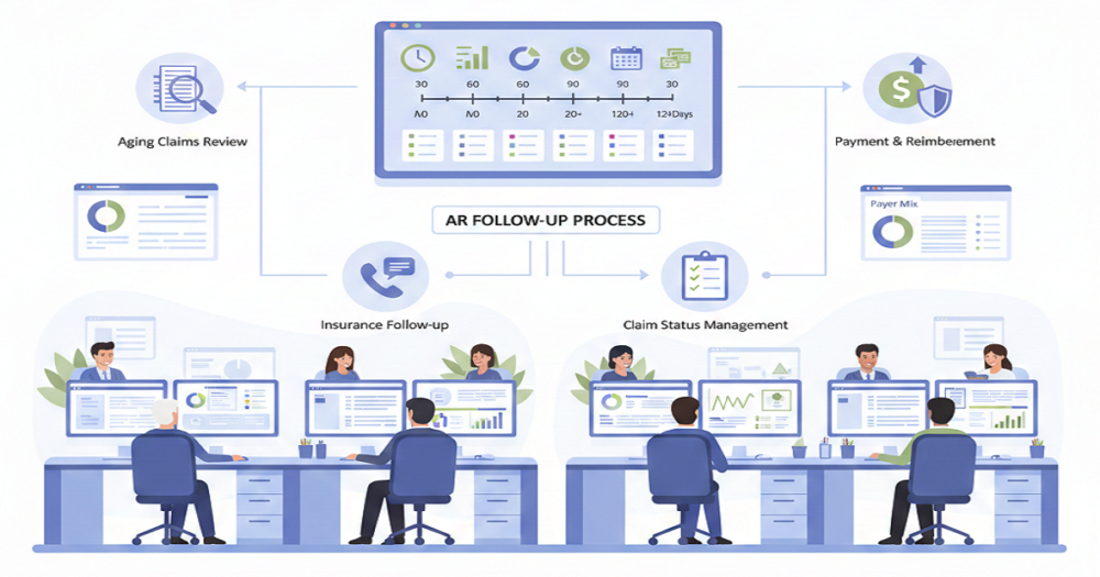 AR follow-up process