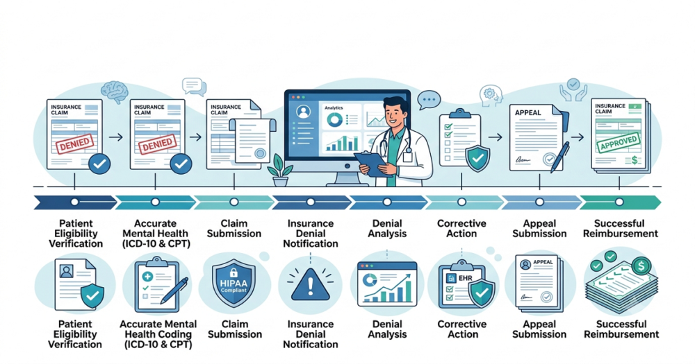 mental health billing denial management