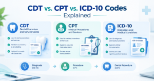 CDT vs. CPT vs. ICD-10