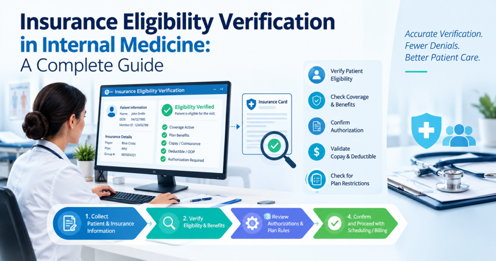 Insurance Eligibility Verification in Internal Medicine